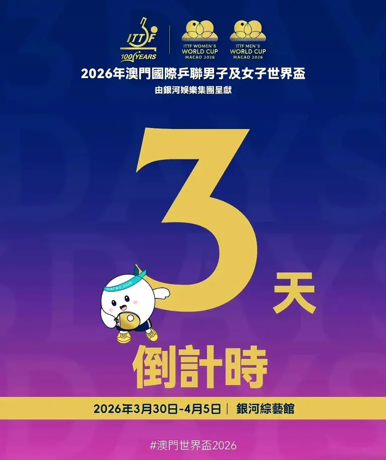 国乒新情报:3月27日，国乒出发澳门世界杯!王艺迪搭上伦敦末班车!