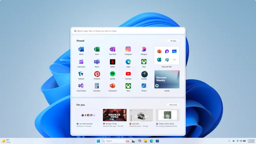 动态磁贴情怀难消：微软揭秘 5 种 Win11 开始菜单原型方案